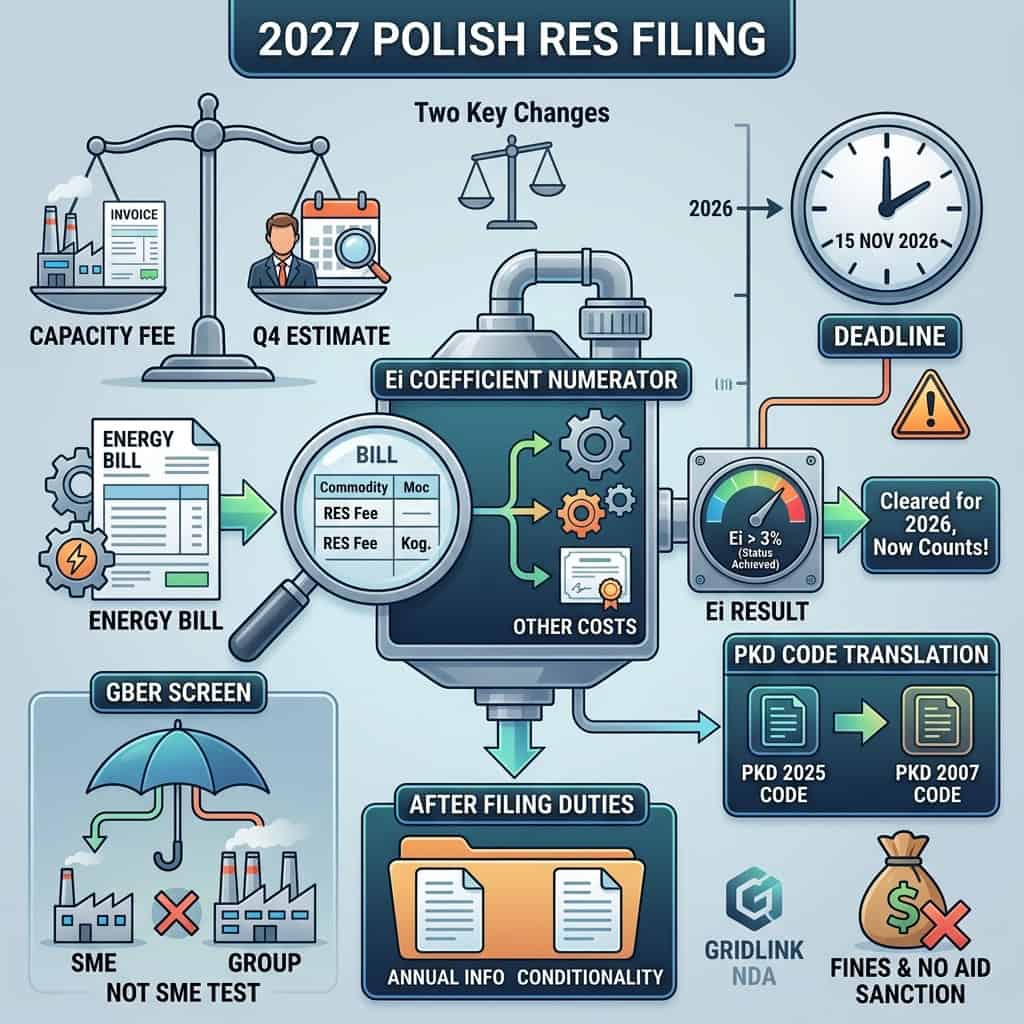 Poland’s Industrial Consumer Status: What Changed Before the 15 November 2026 Filing